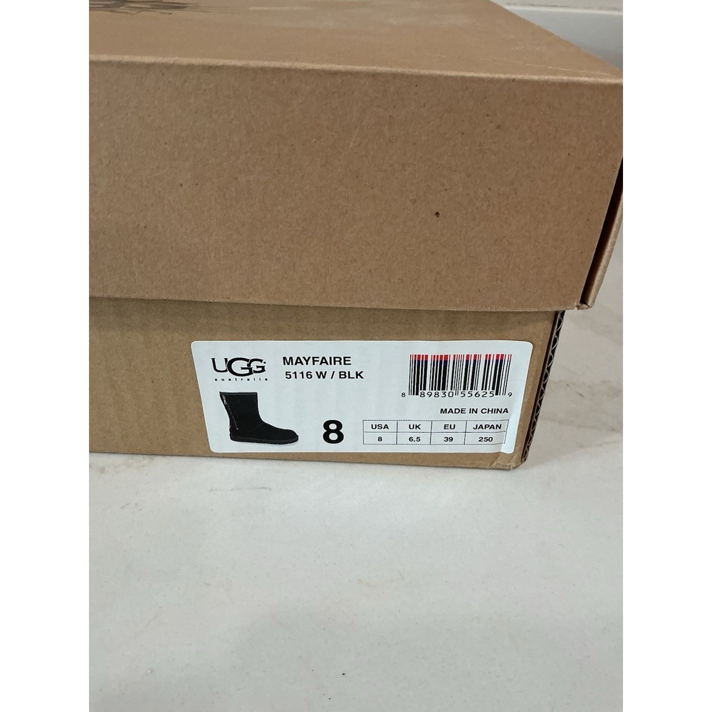 UGG Mayfaire Boots Women's 8 Black 5116 LNIB - Picture 4 of 16